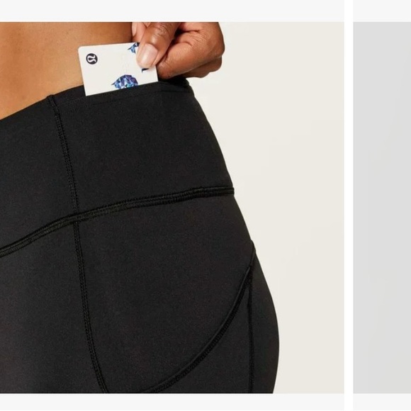 Lululemon size 4 run on tights. Like new - Picture 3 of 6